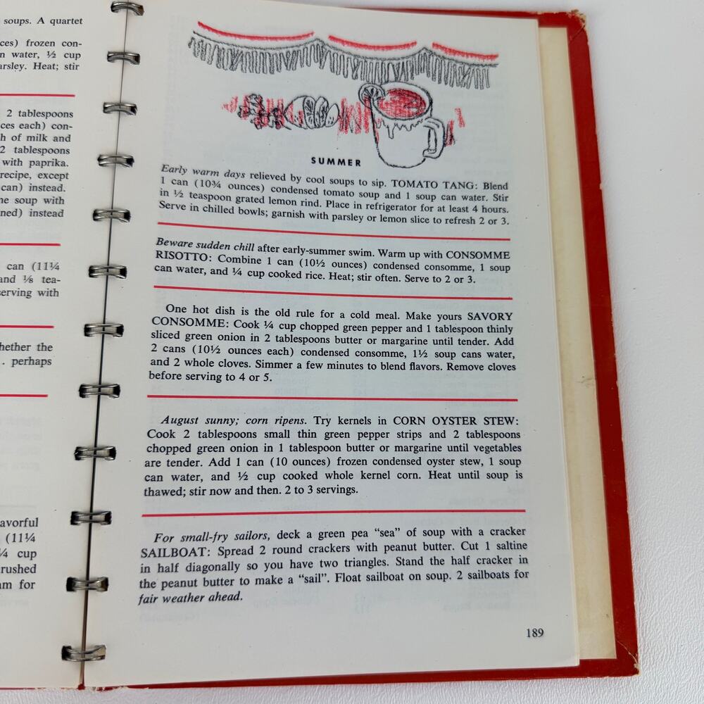 Campbell Cookbook Cooking with Soup 1972 Spiral Bound - Picture 7 of 14